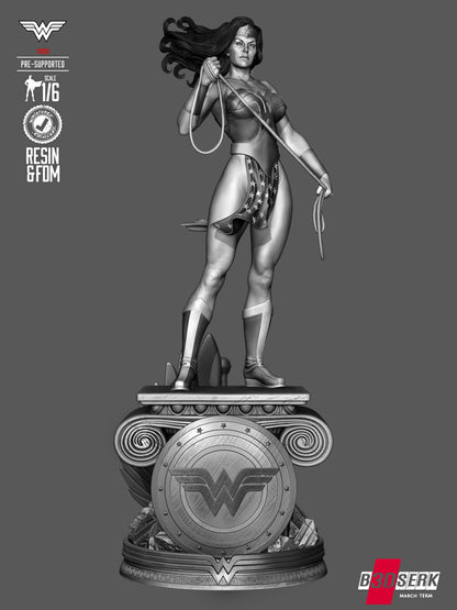 Wonder Woman Statue 3D-Printed Kit