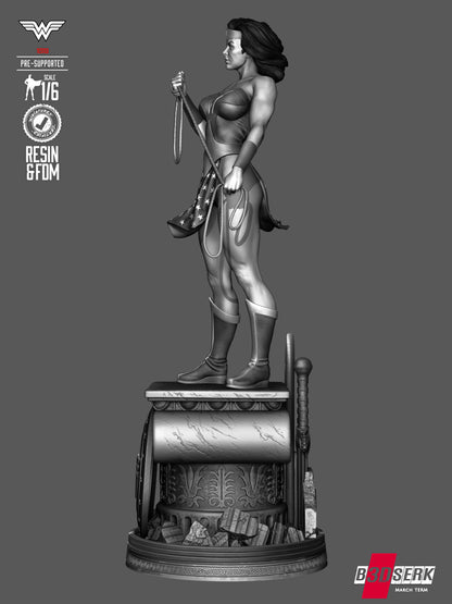 Wonder Woman Statue 3D-Printed Kit