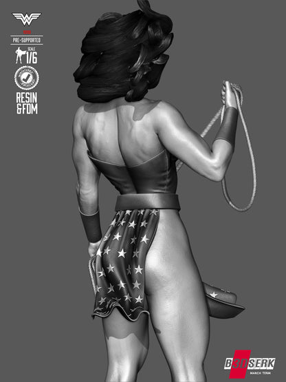 Wonder Woman Statue 3D-Printed Kit