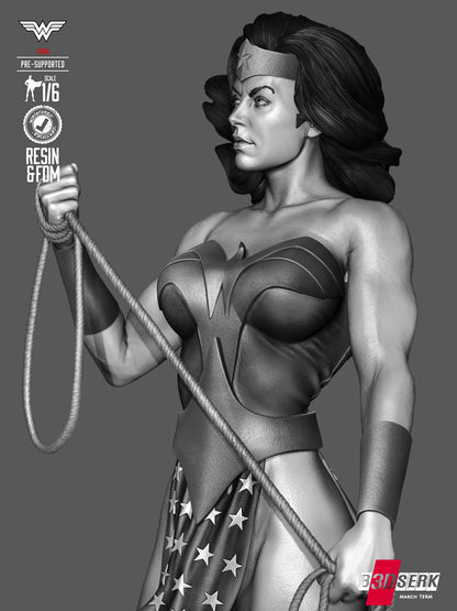 Wonder Woman Statue 3D-Printed Kit