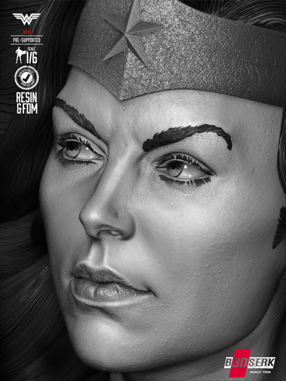 Wonder Woman Statue 3D-Printed Kit