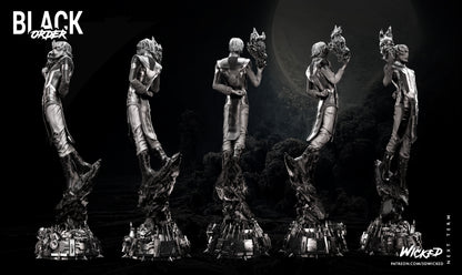Ebony Maw Statue