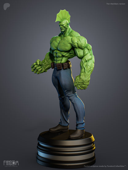 Savage Dragon Statue 3D-Printed Kit