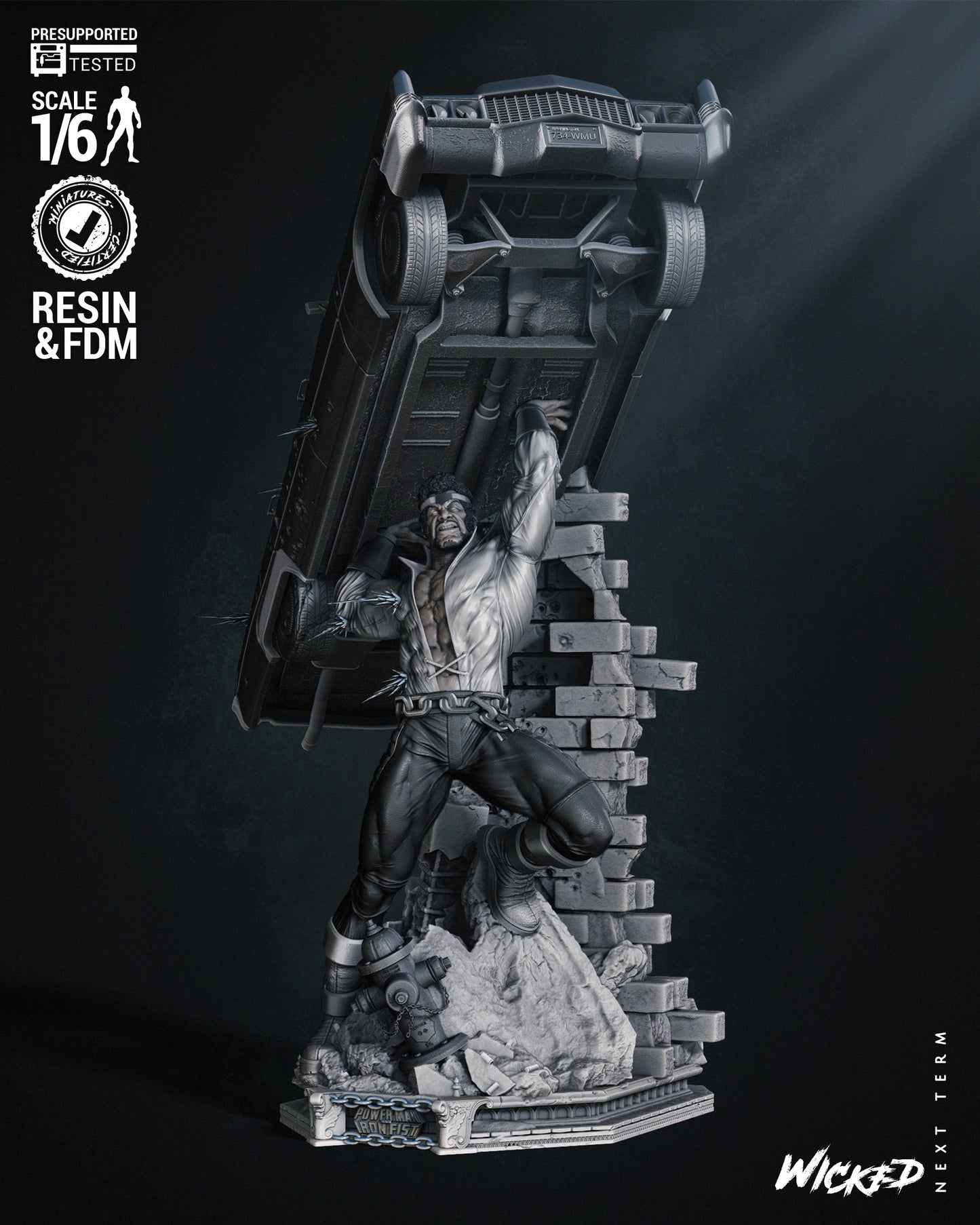 Marvel Luke Cage Power Man Statue