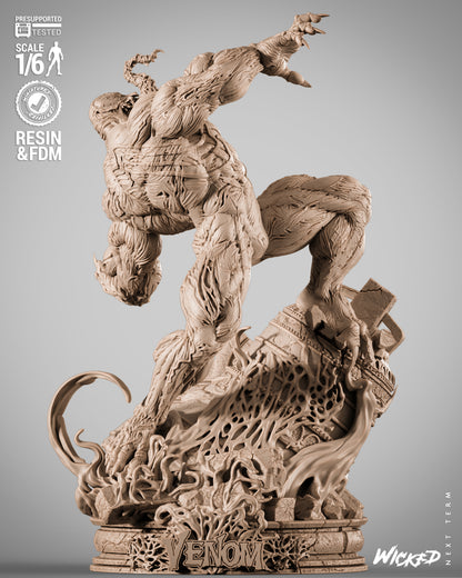 Venom Statue 3D-Printed Kit