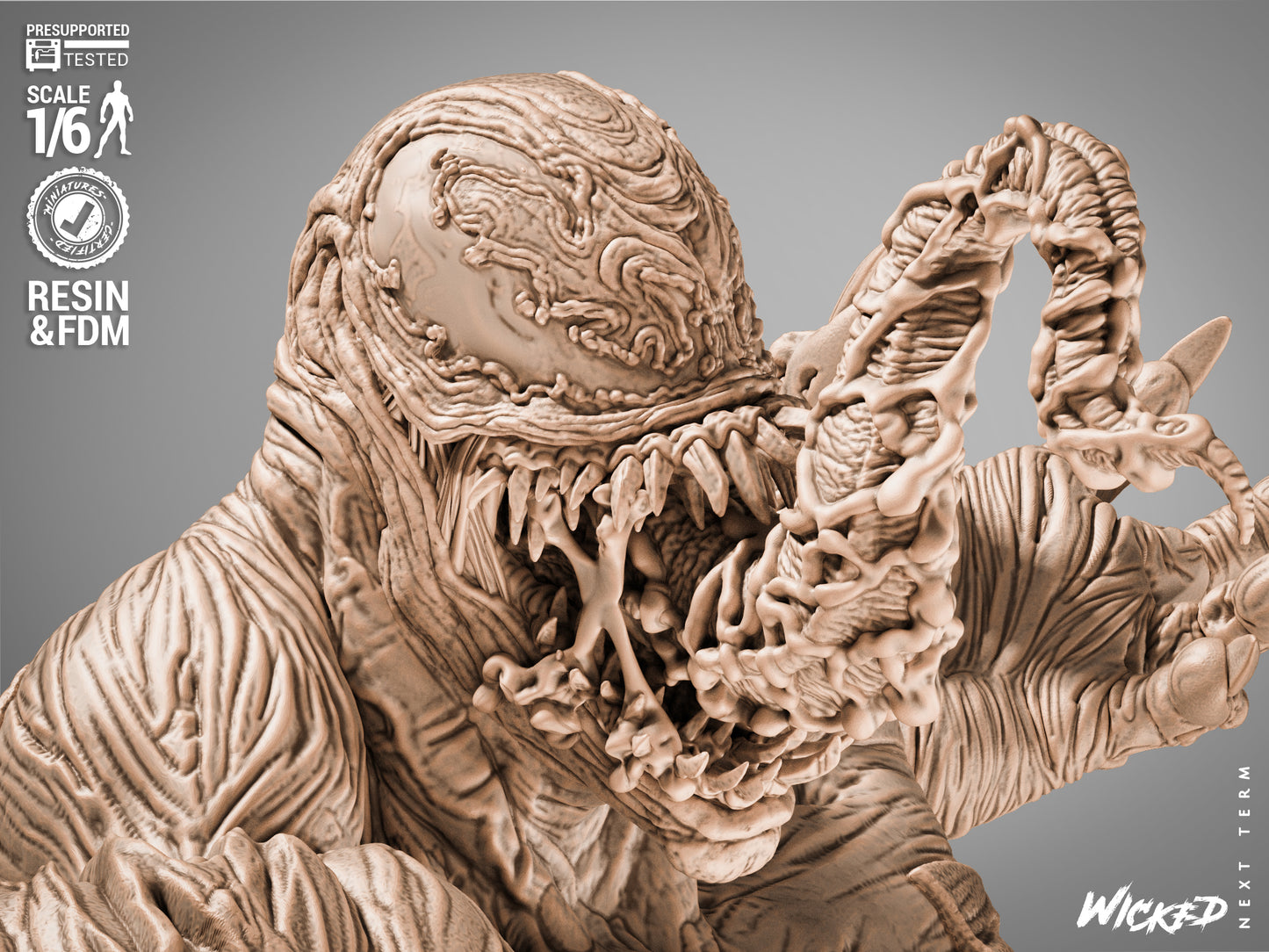 Venom Statue 3D-Printed Kit