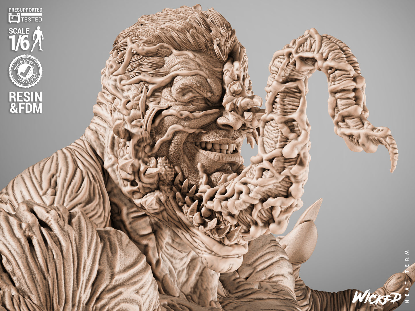 Venom Statue 3D-Printed Kit