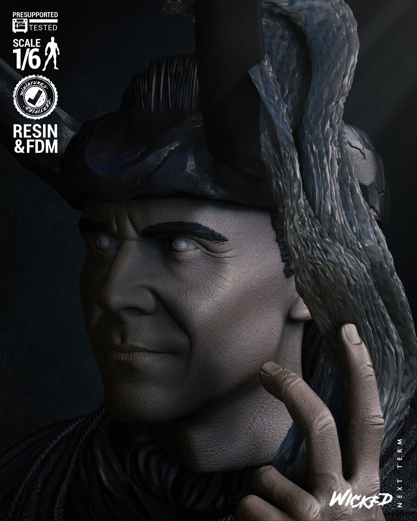 Loki Throne Statue