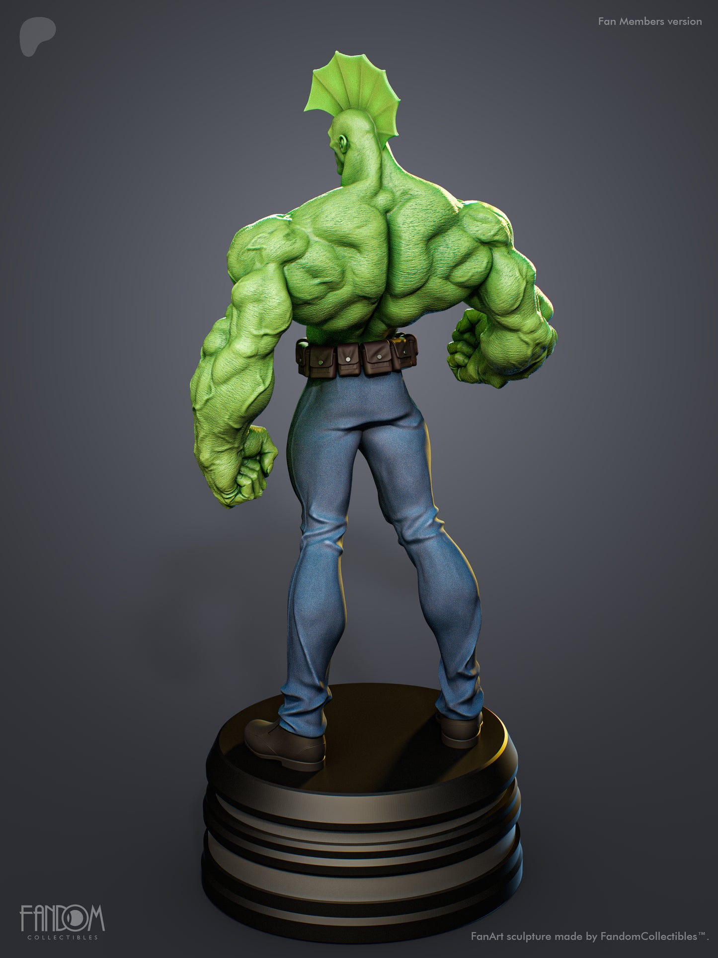 Savage Dragon Statue 3D-Printed Kit
