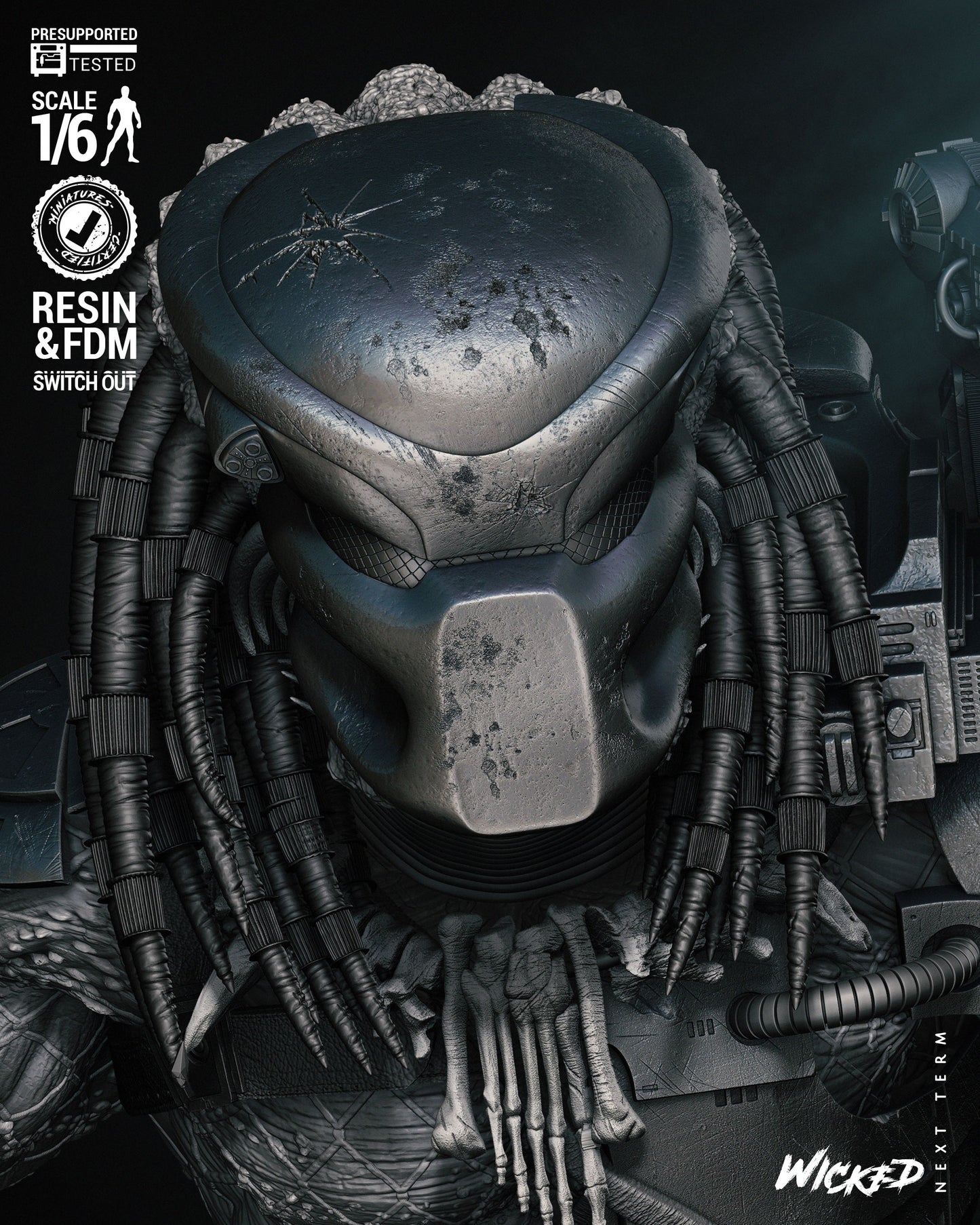 Predator Statue