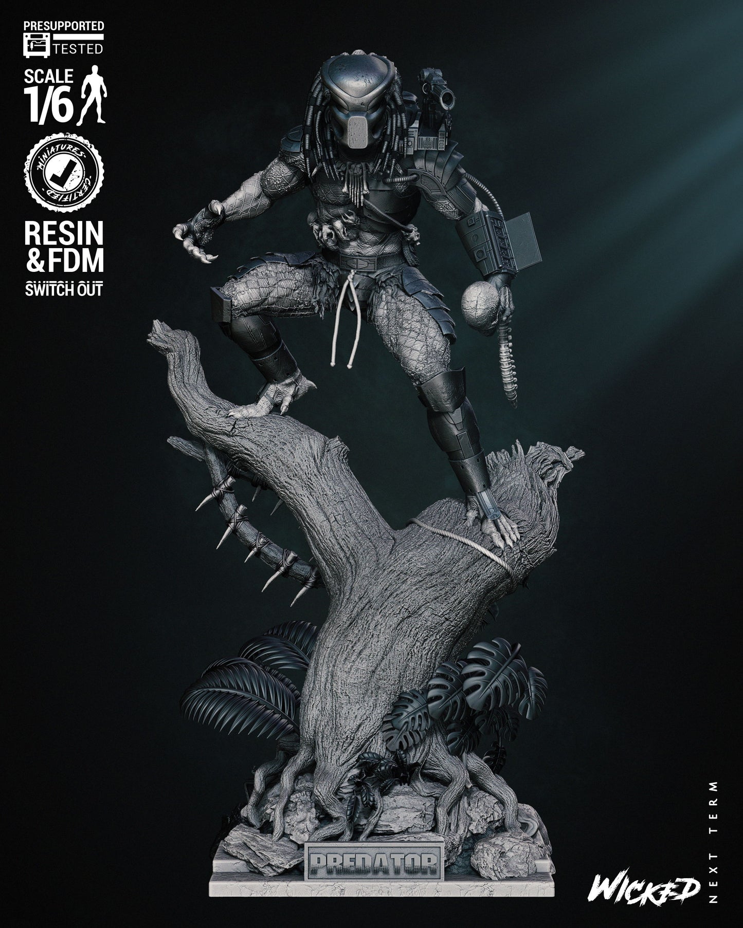 Predator Statue