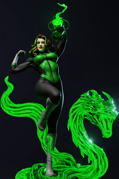 Jessica Cruz Statue 3D-Printed Kit