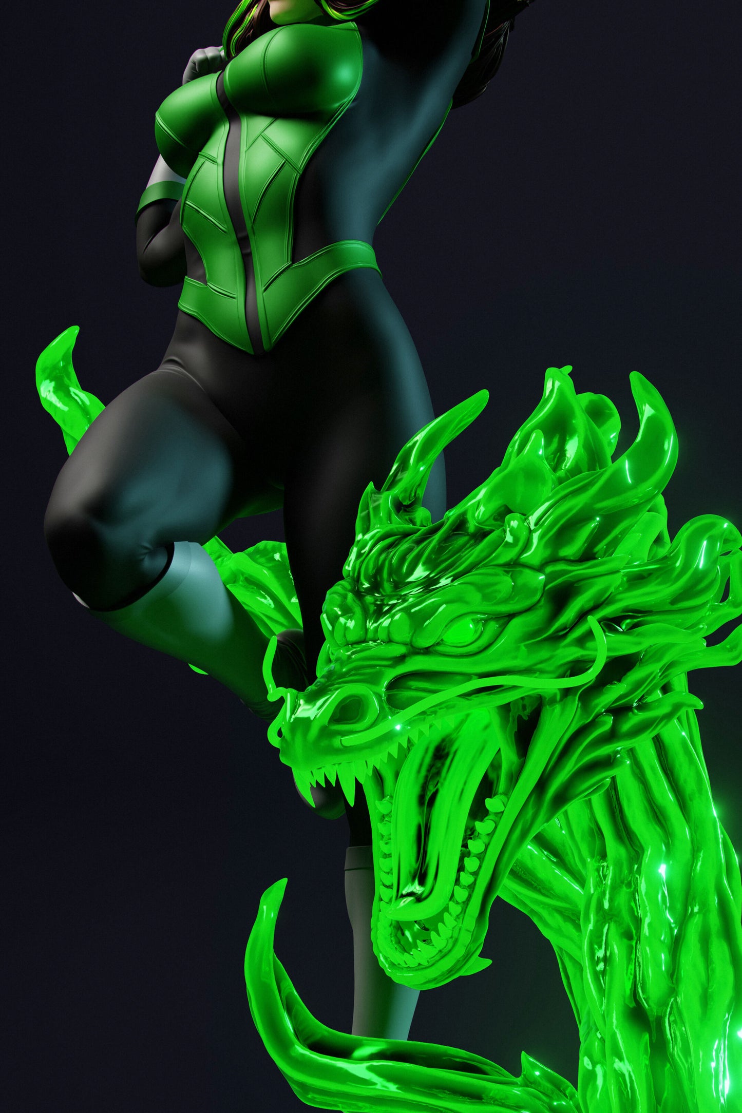 Jessica Cruz Statue 3D-Printed Kit