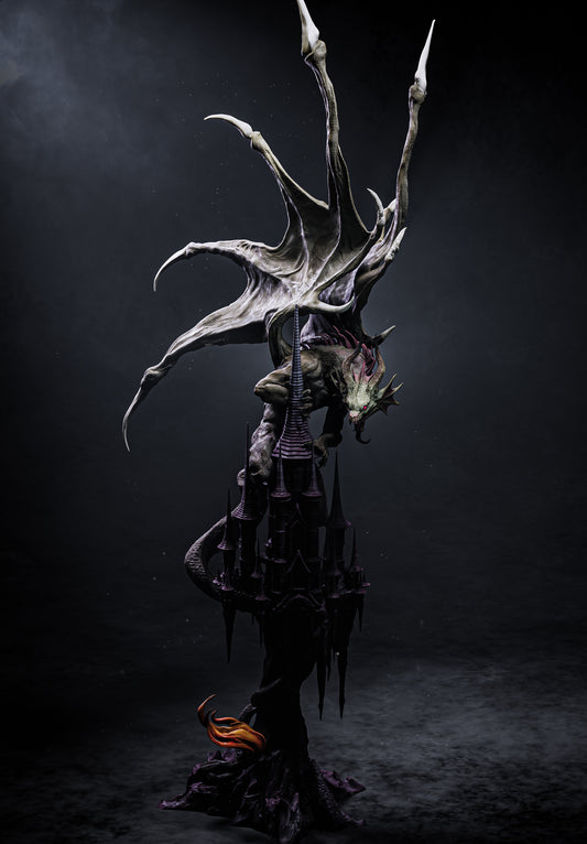 Mysterious Dragon Statue 3D-Printed Kit