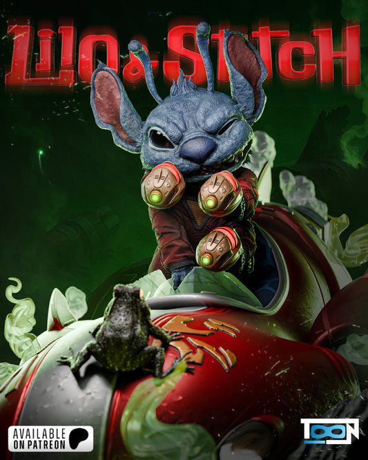 Stitch Statue