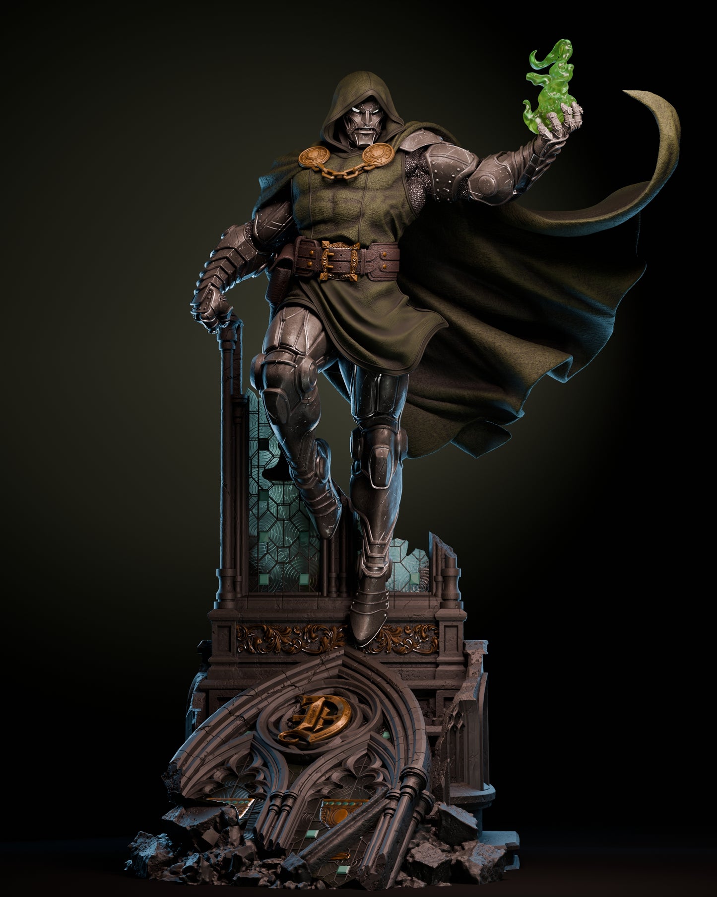 Dr. Doom Statue