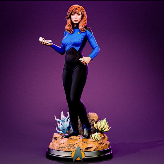 Beverly Crusher Statue 3D-Printed Kit