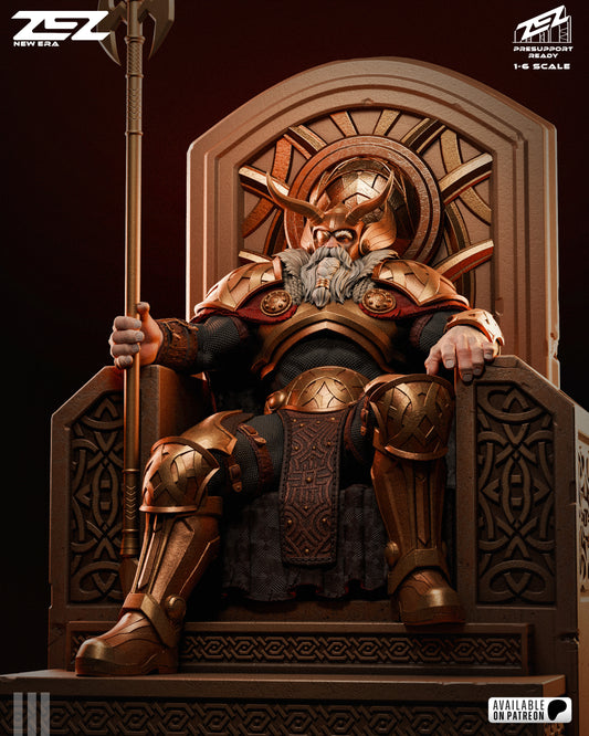 Odin (Throne) Statue