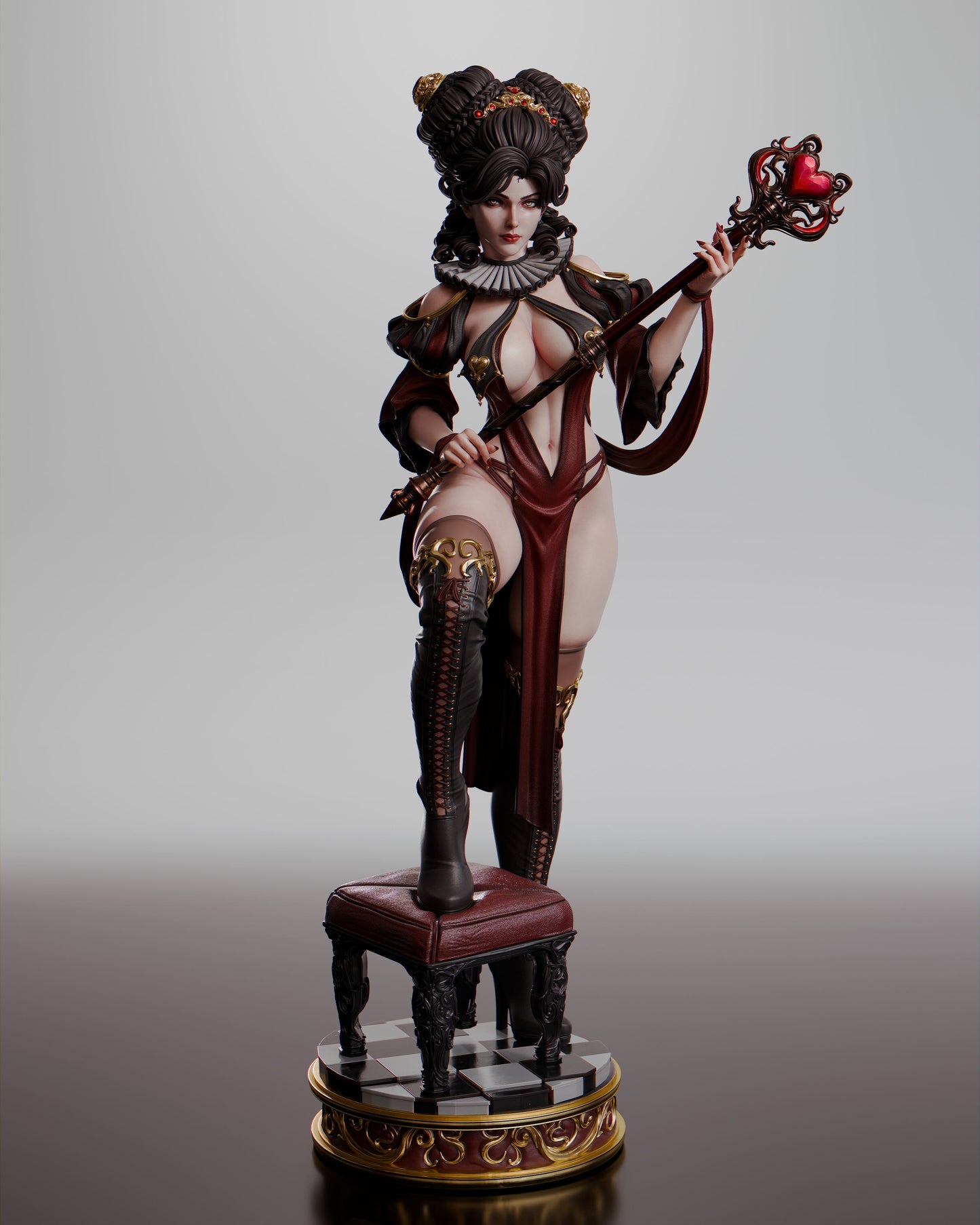 Queen Of Hearts Statue