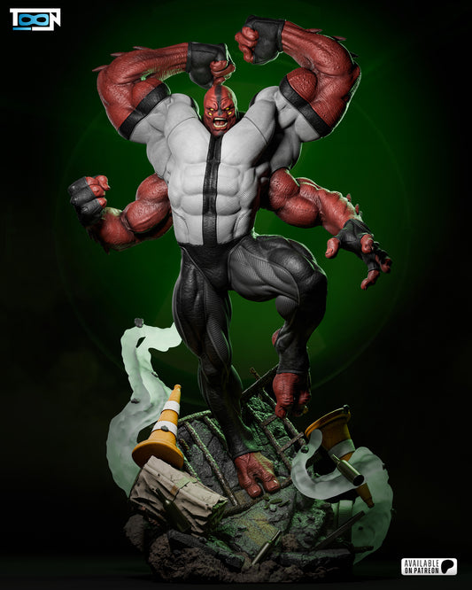 Four Arms Statue