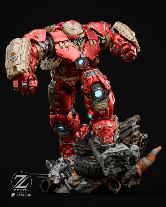 Hulkbuster Statue 3D-Printed Kit