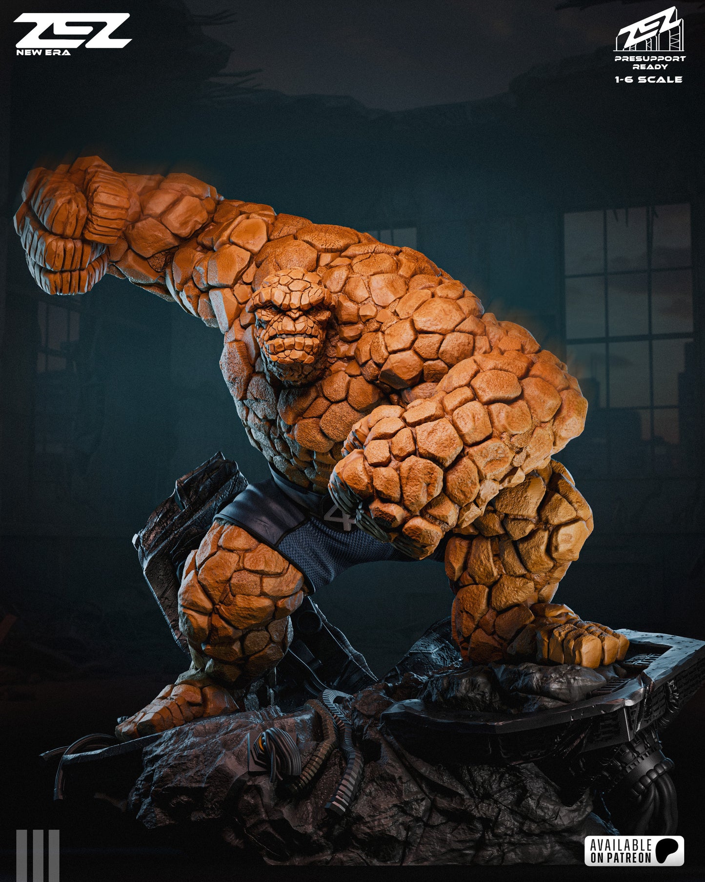 The Thing Statue 3D-Printed Kit