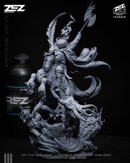 Headless Horseman Statue 3D-Printed Kit
