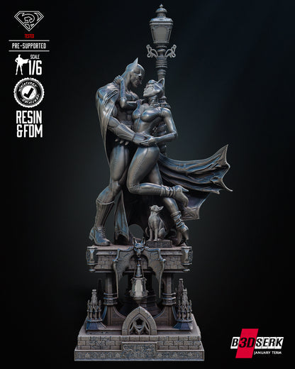 Batman & Catwoman Diorama
