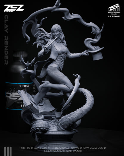 Zatanna Statue 3D-Printed Kit