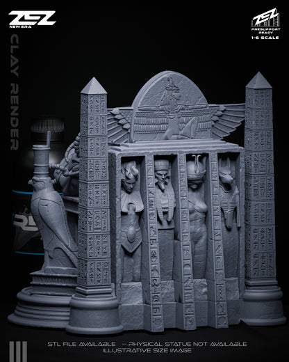 Apocalypse (Throne) Statue 3D-Printed Kit