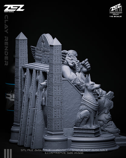 Apocalypse (Throne) Statue 3D-Printed Kit