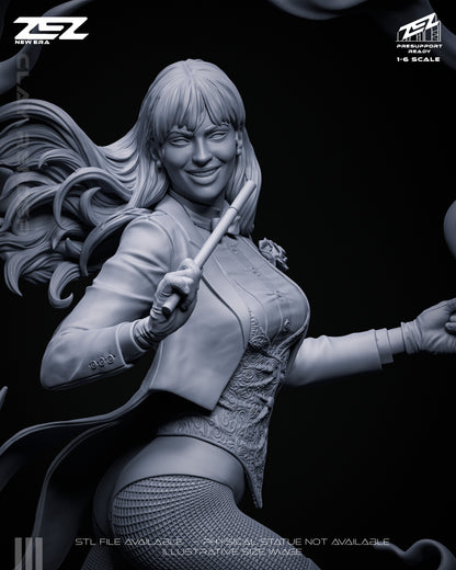 Zatanna Statue 3D-Printed Kit