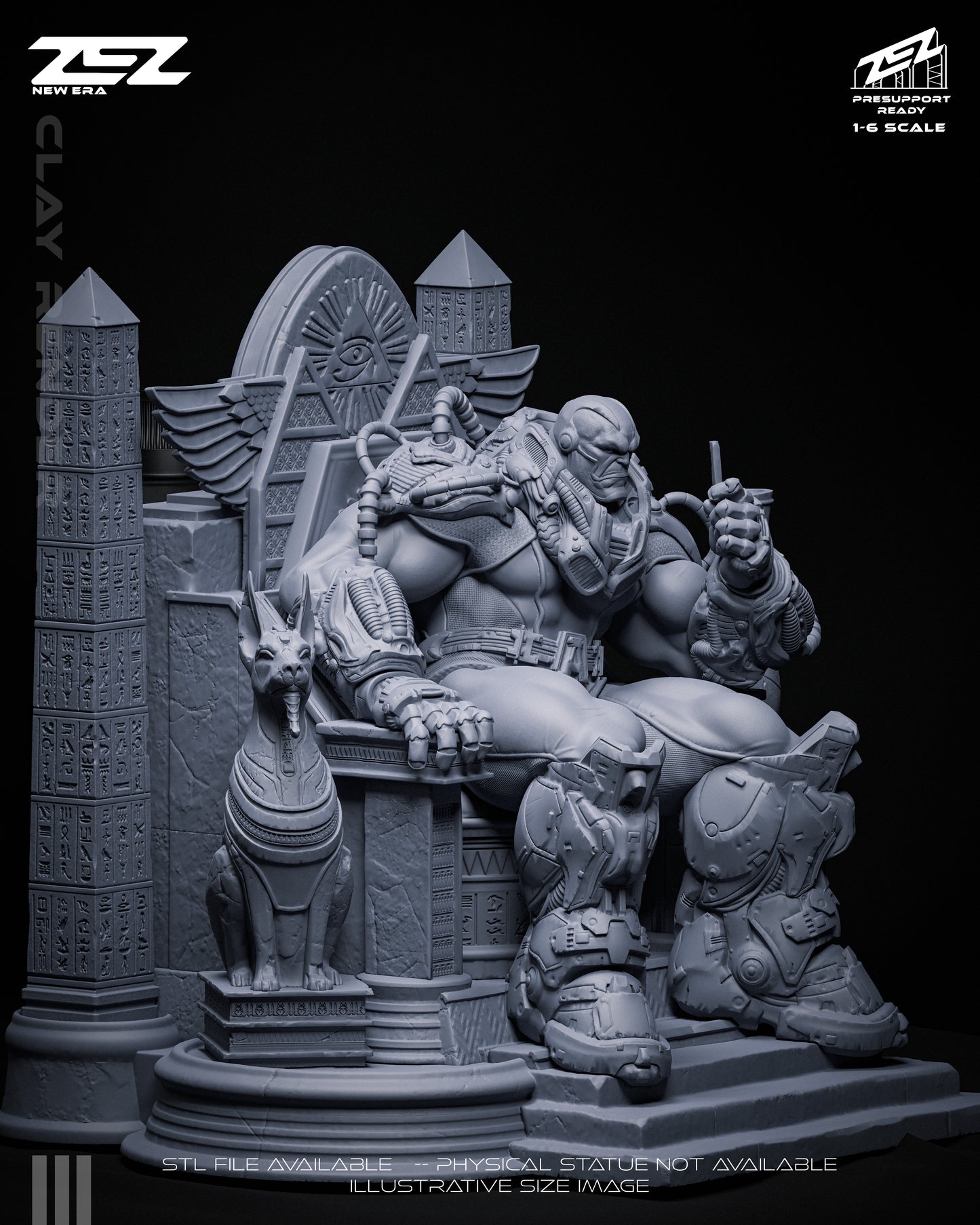 Apocalypse (Throne) Statue 3D-Printed Kit