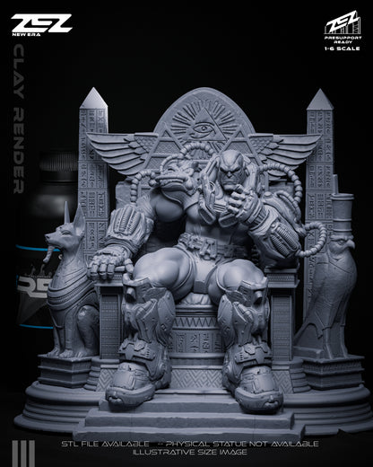 Apocalypse (Throne) Statue 3D-Printed Kit