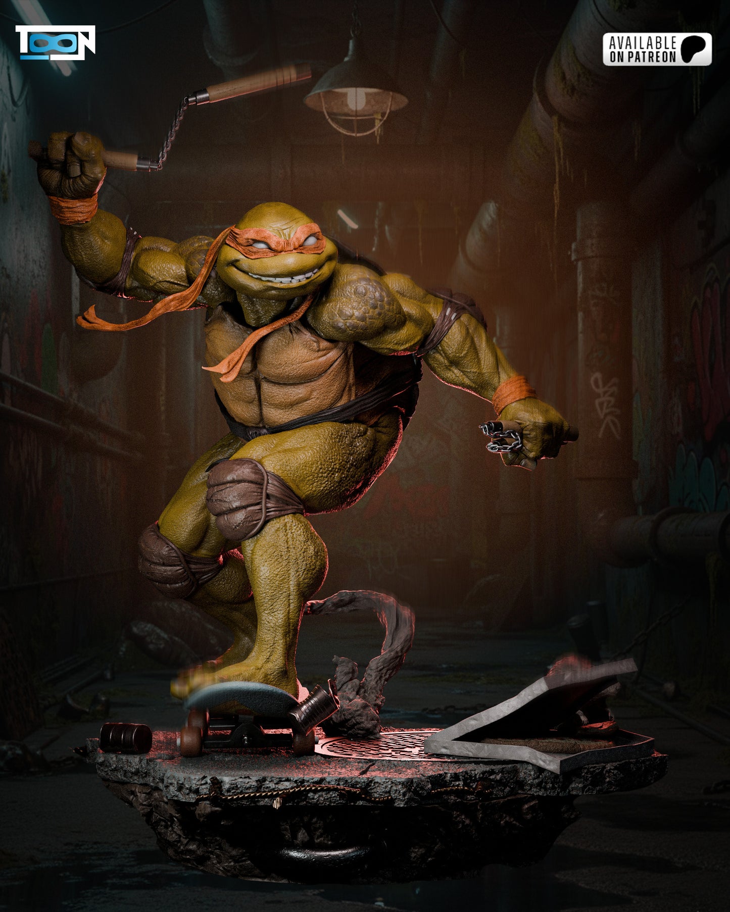 Michelangelo TMNT Statue