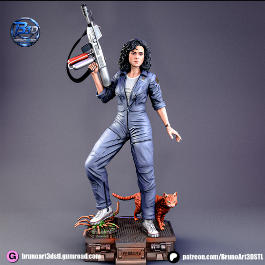 Ripley Statue 3D-Printed Kit