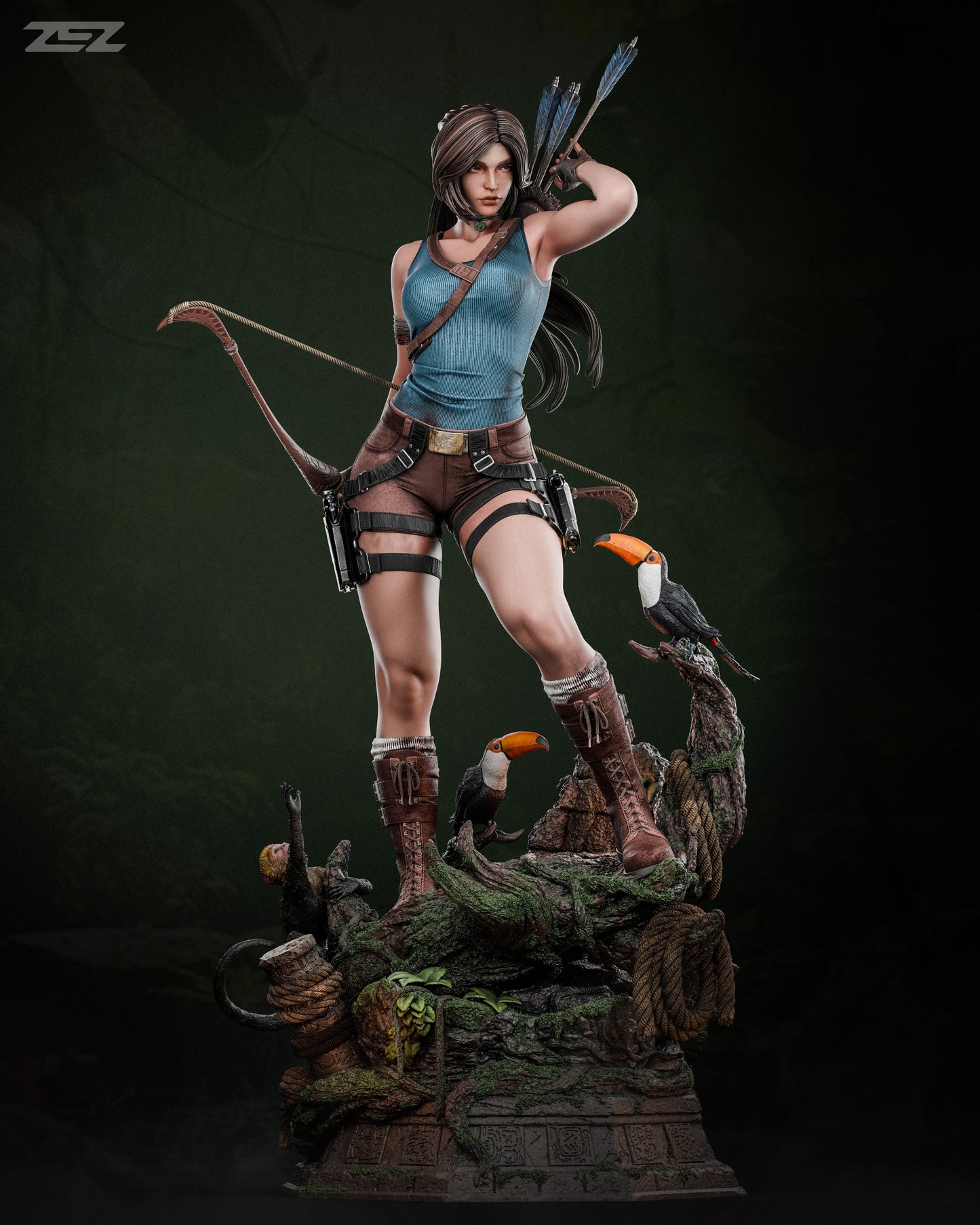 Lara Croft Statue