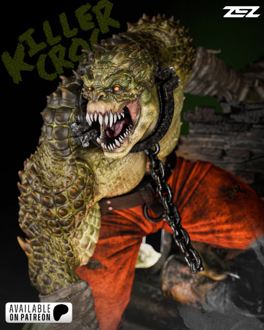 Killer Croc Statue