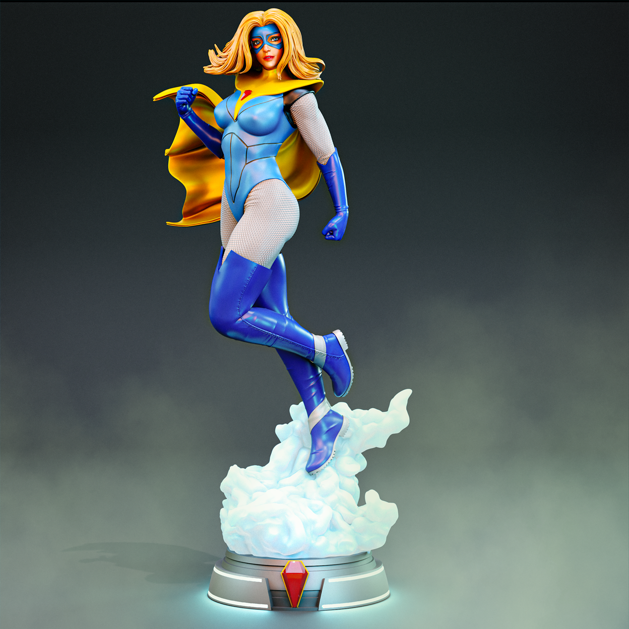 Blonde Blazer Statue