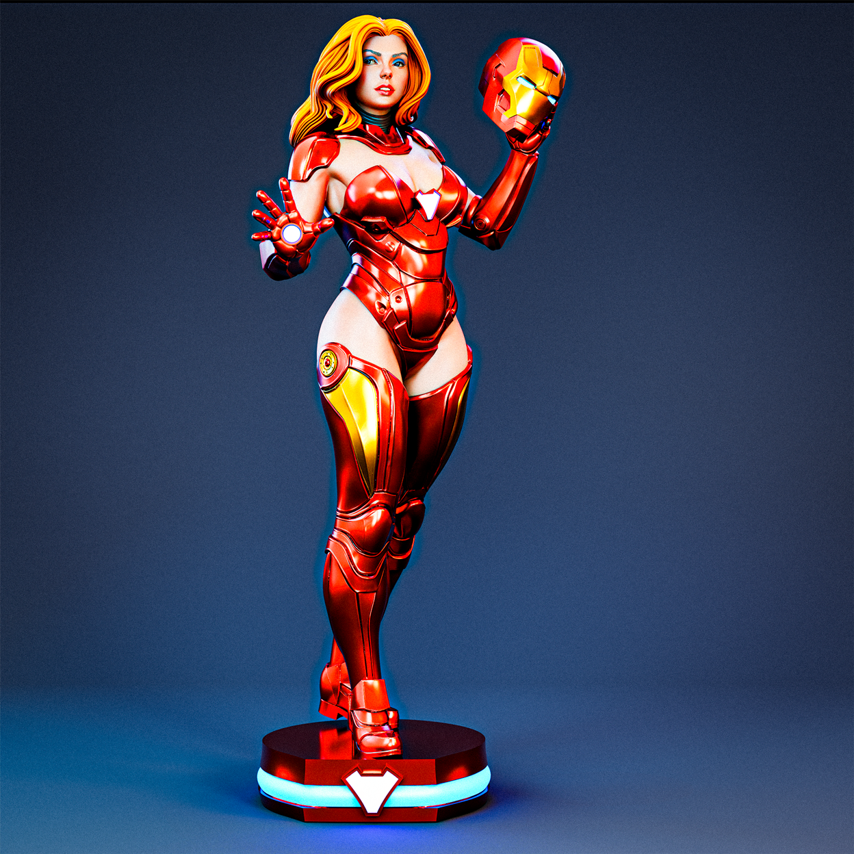 Pepper Potts Statue 3D-Printed Kit