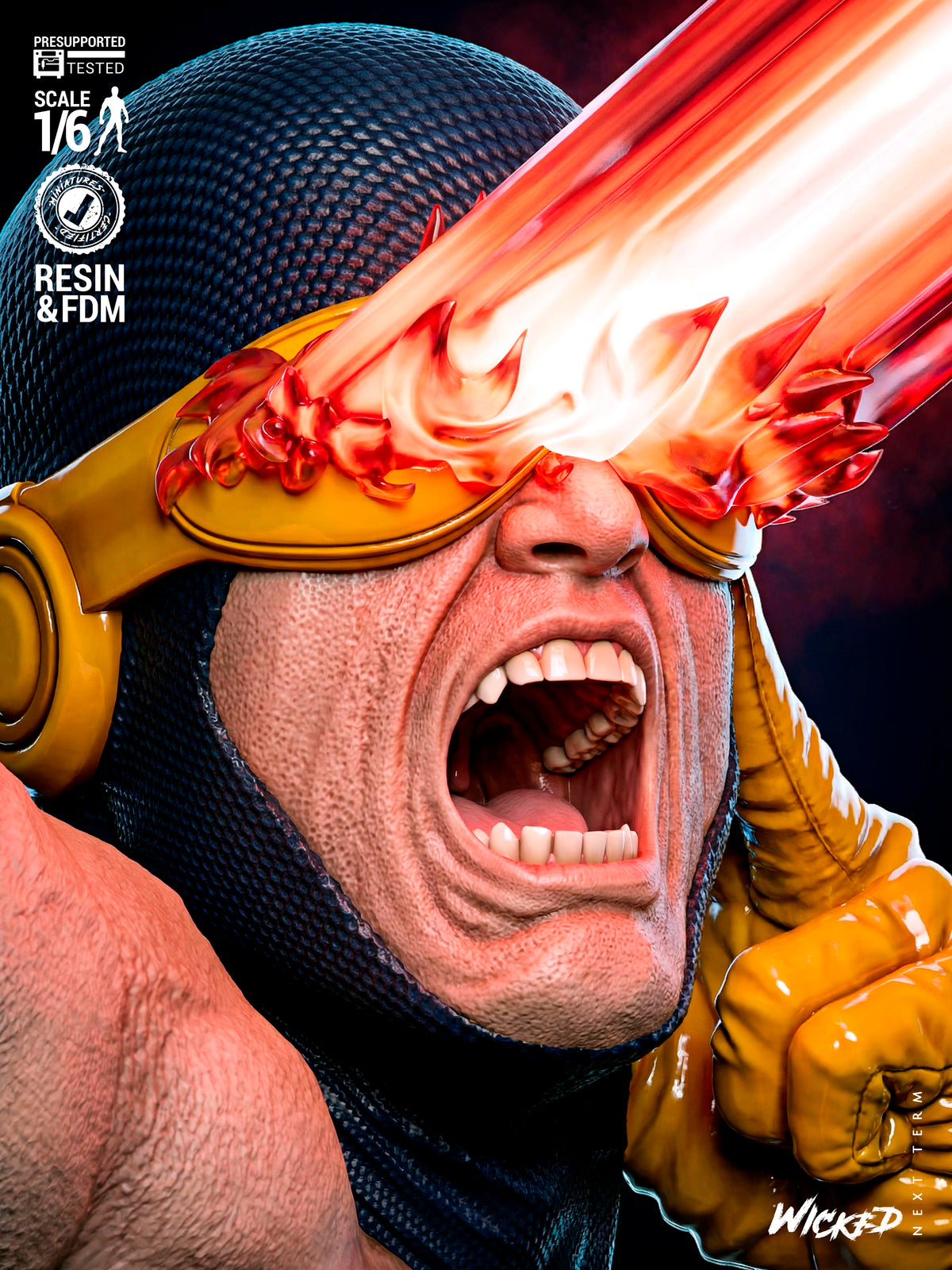Cyclops Statue 3D-Printed Kit