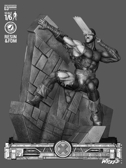 Cyclops Statue 3D-Printed Kit