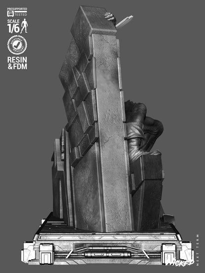 Cyclops Statue 3D-Printed Kit
