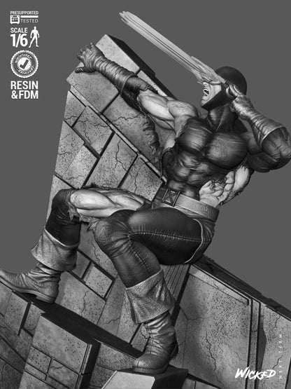 Cyclops Statue 3D-Printed Kit