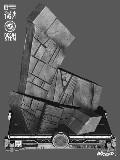 Cyclops Statue 3D-Printed Kit