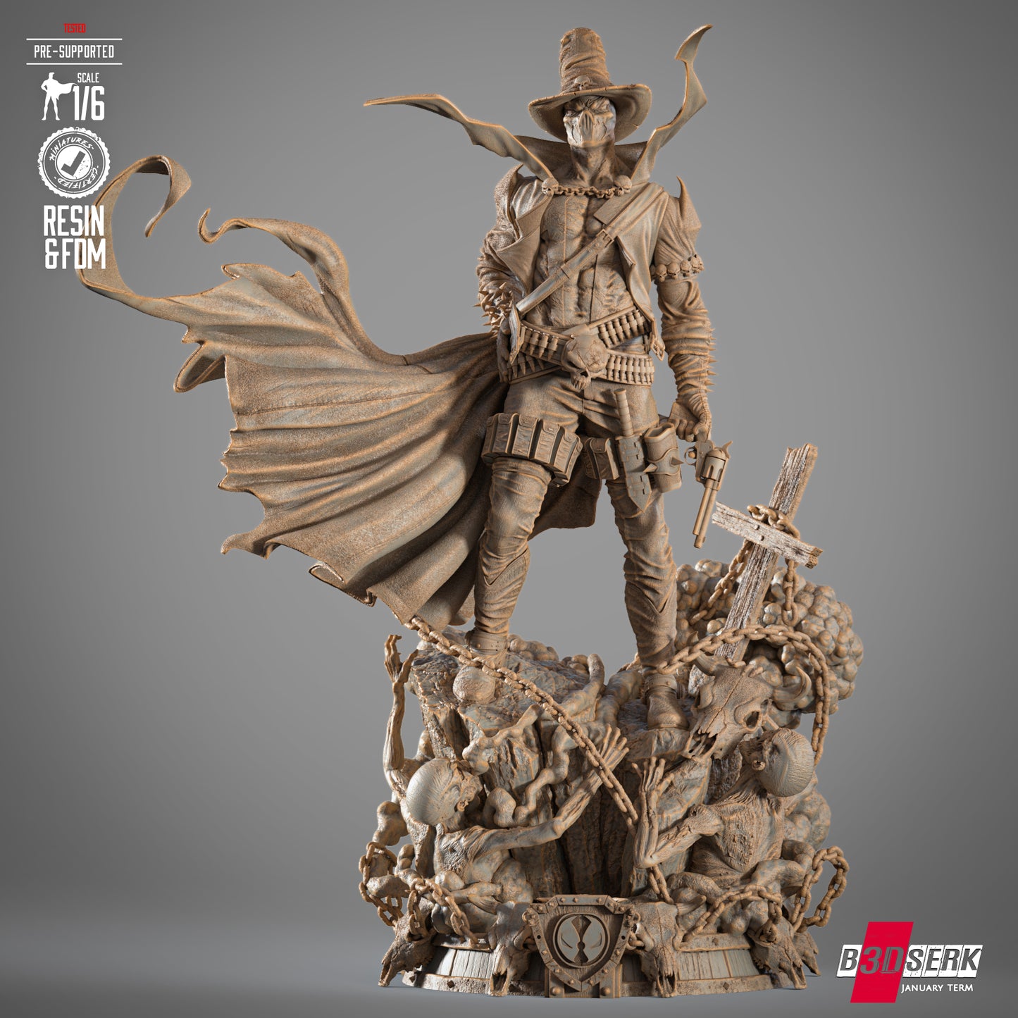 Gunslinger Spawn Statue