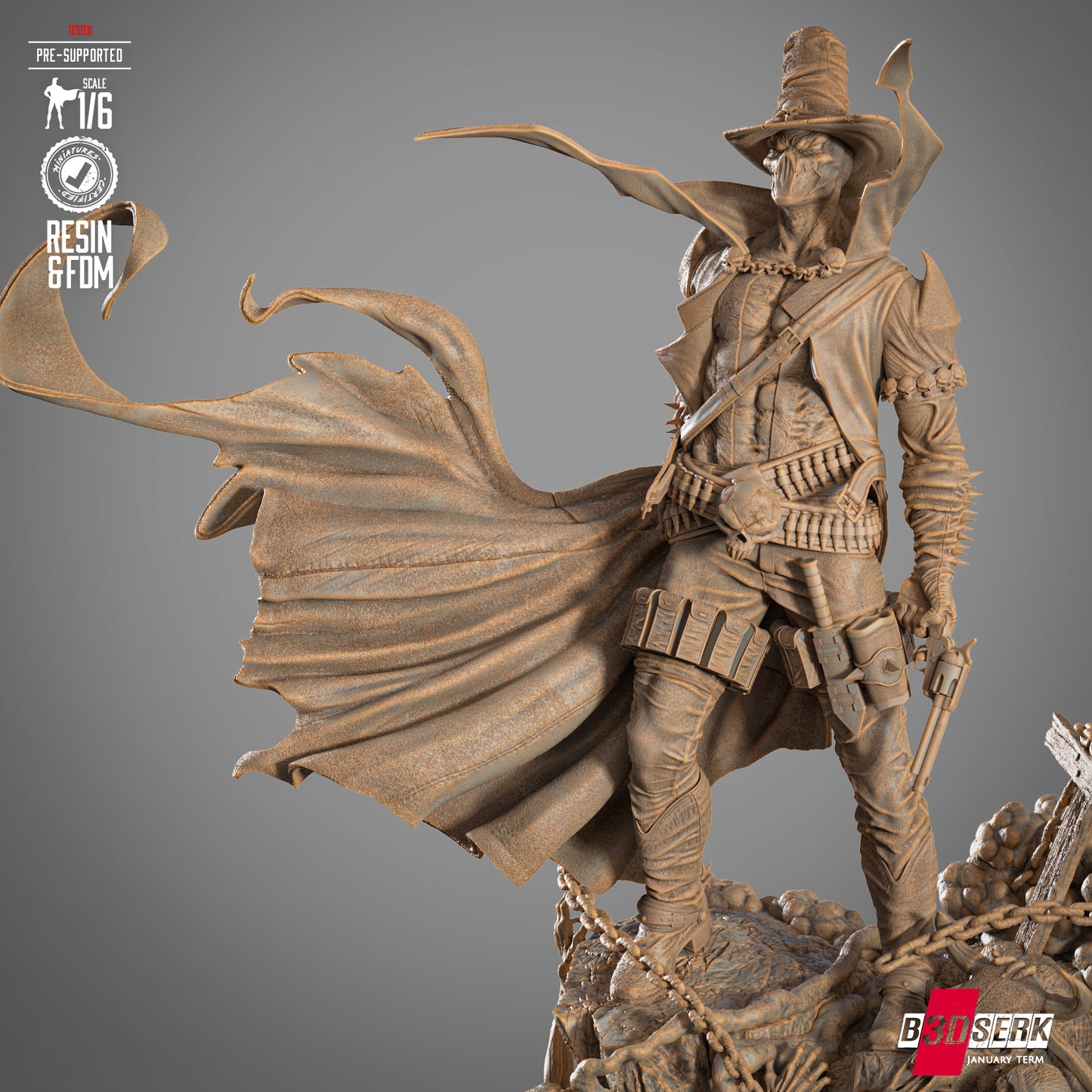 Gunslinger Spawn Statue