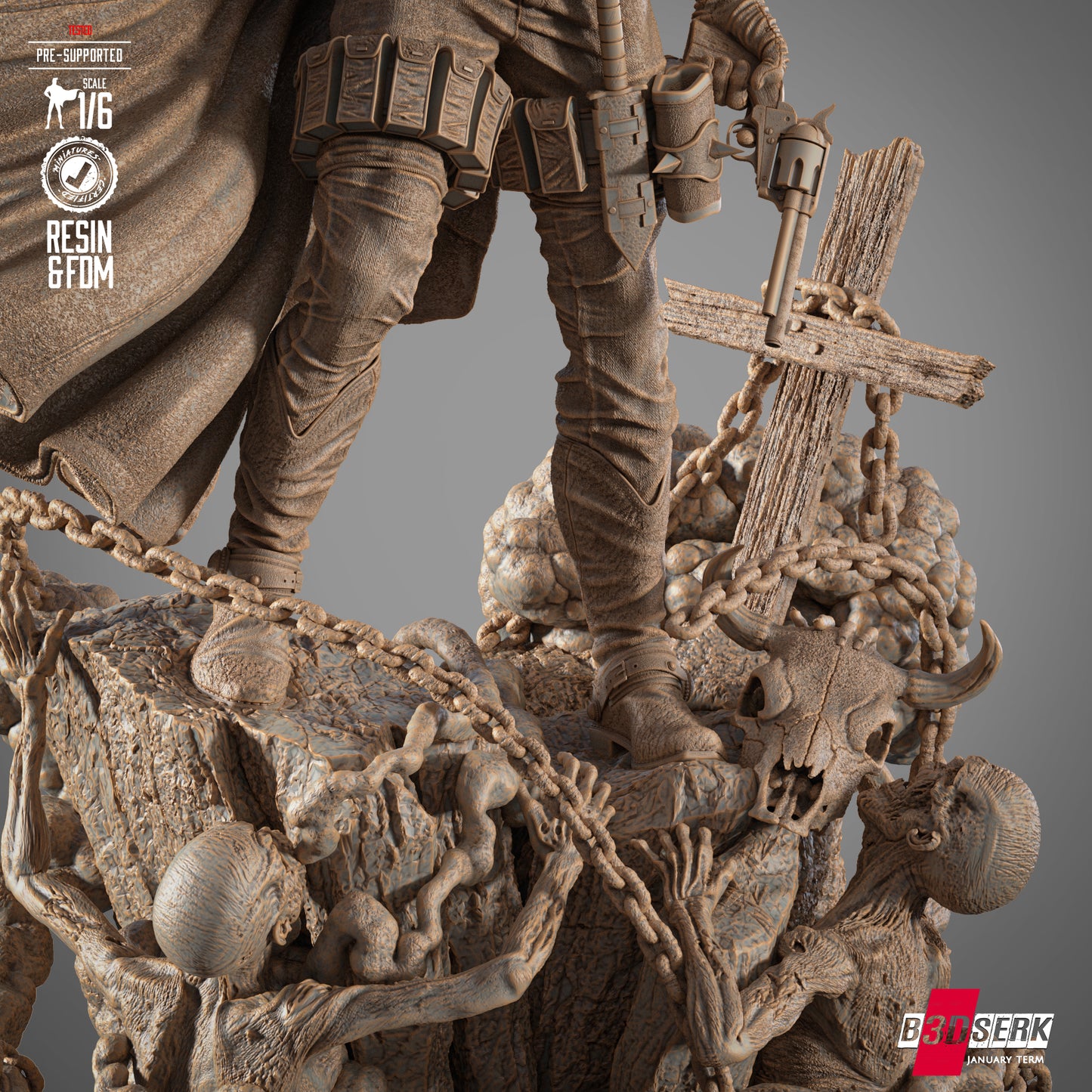 Gunslinger Spawn Statue