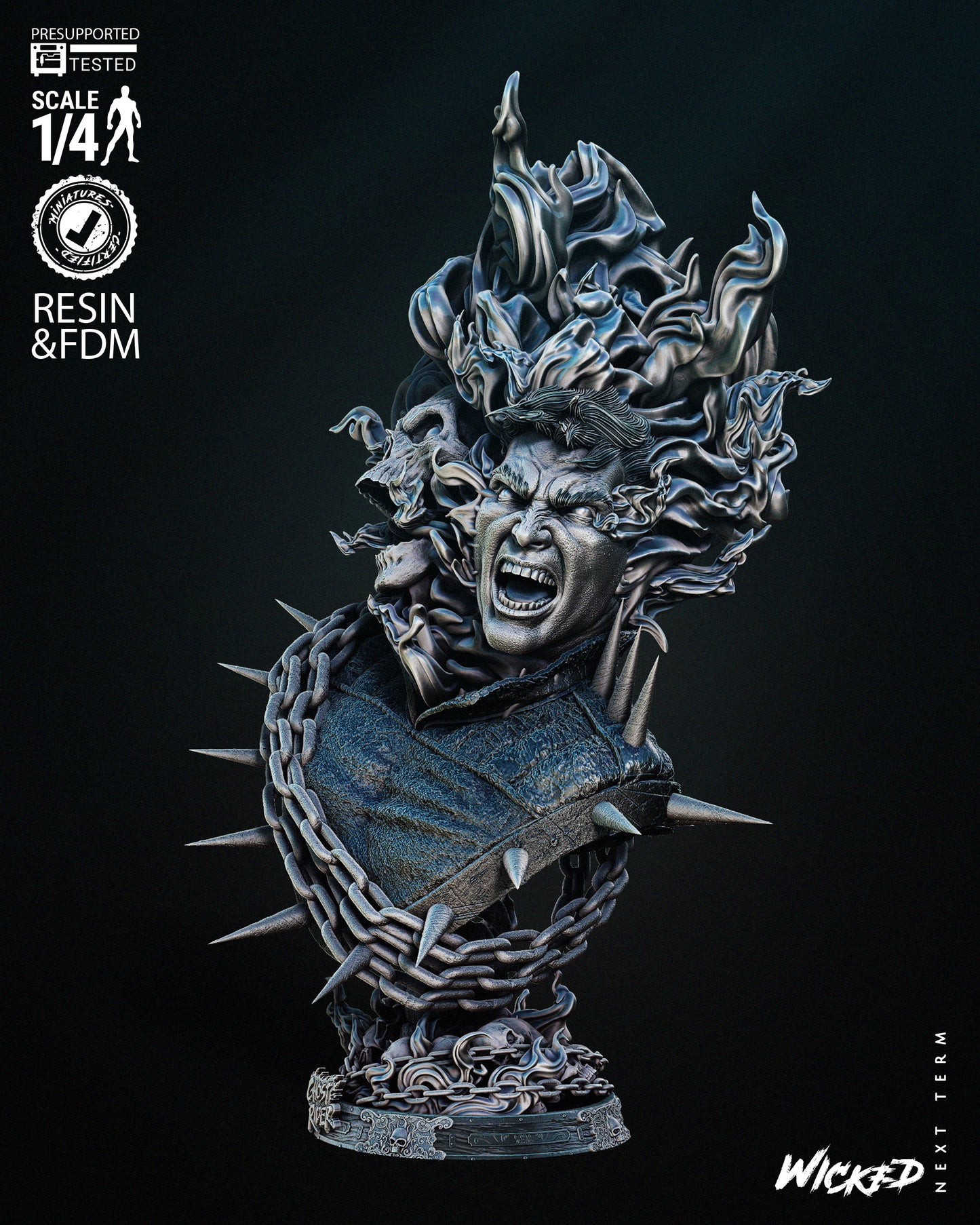 Marvel Ghost Rider 2024 Portrait Bust
