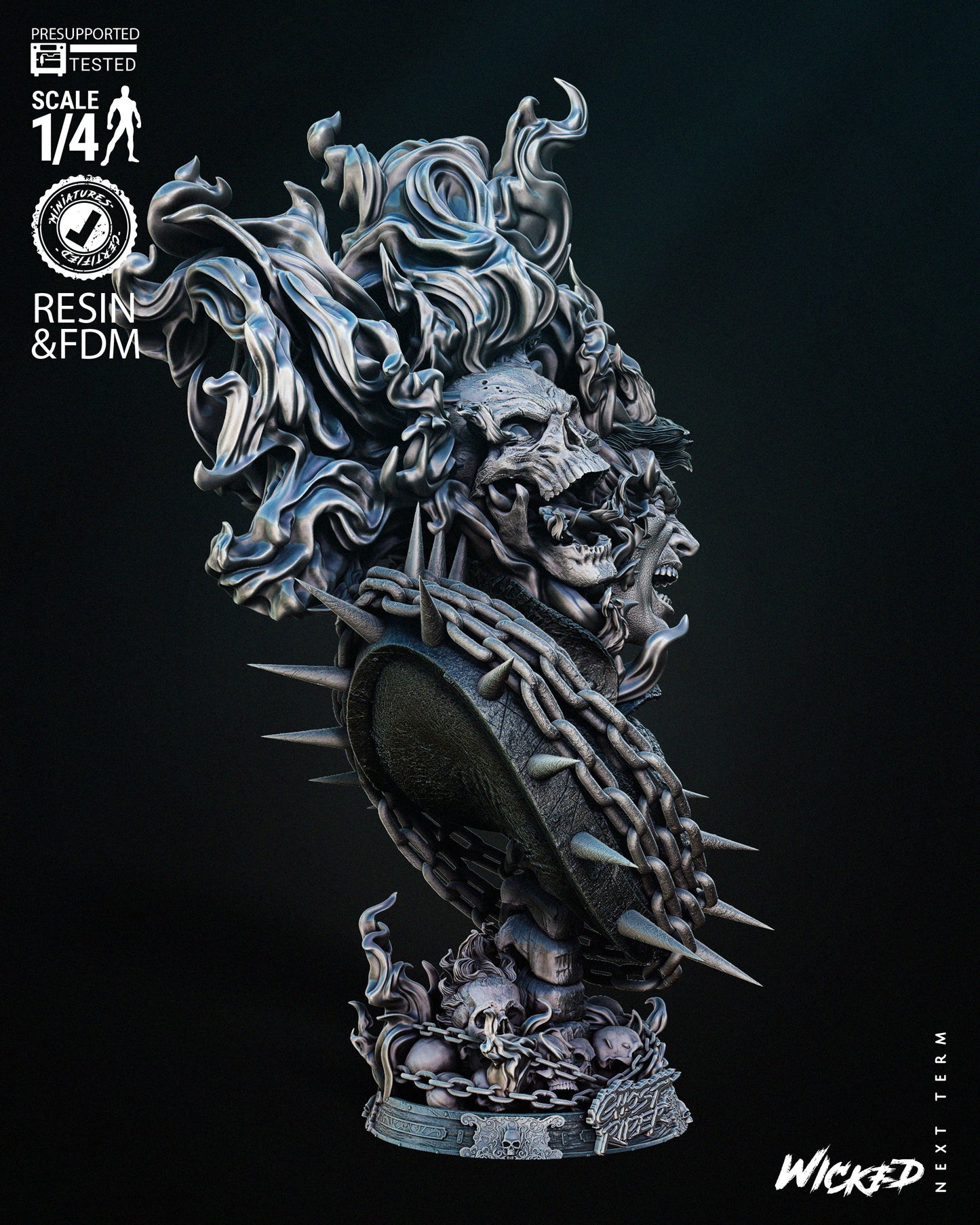 Marvel Ghost Rider 2024 Portrait Bust